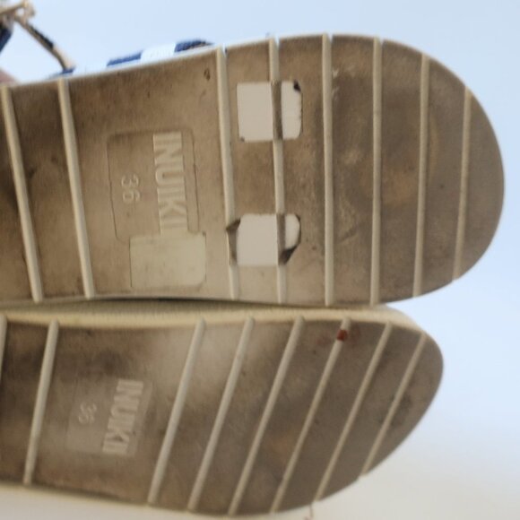 Inuikii Navy‎ & Cream Striped Jewel Sandals (Size 6) - Picture 8 of 8